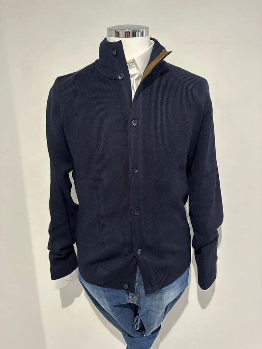 Cardigan bottoni PARIGI blu